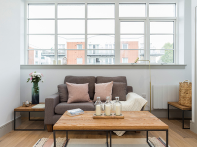 Cheviot House, Whitechapel, London E1, interior, studio living