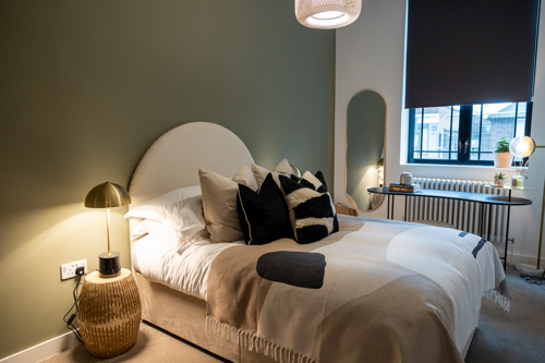 Bedroom Interior at Town Hall Annex