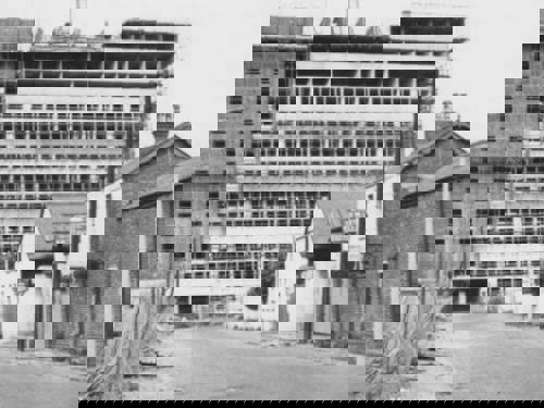 Dennison Point construction in 1967