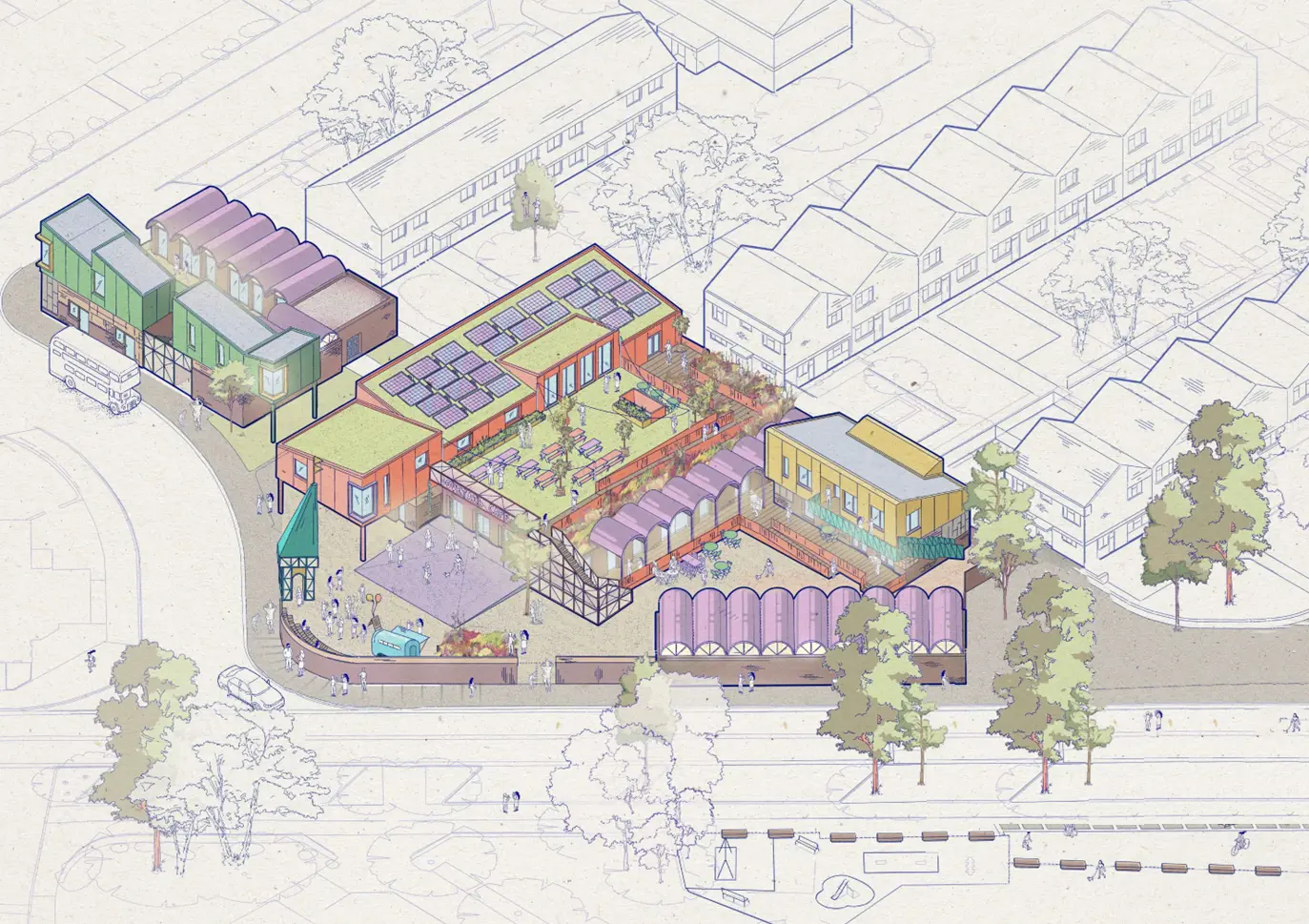 TMO CGI showing an impression of what the refurbished building will look like