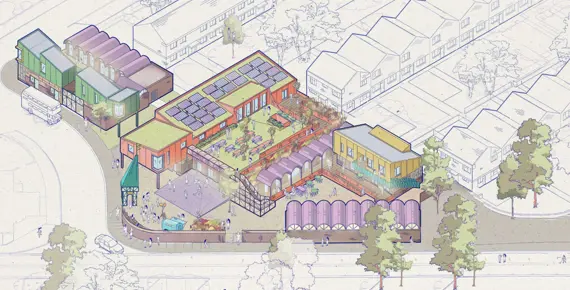 TMO CGI showing an impression of what the refurbished building will look like