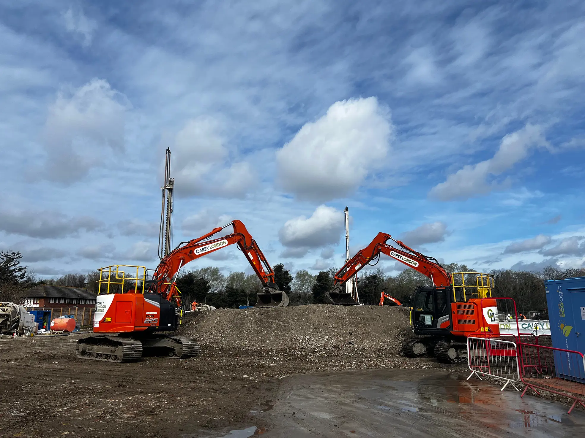 Diggers at Ferndale Park 
